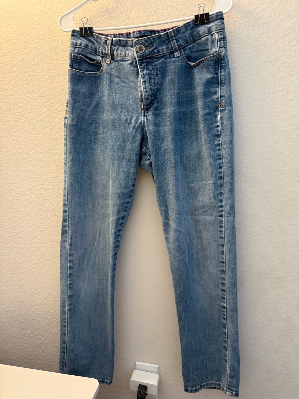 Lee Classic Fit Light Blue Straight-Leg Jeans Size 4
